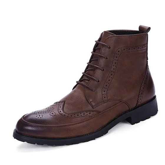 Men's Brogue Ankle Boots