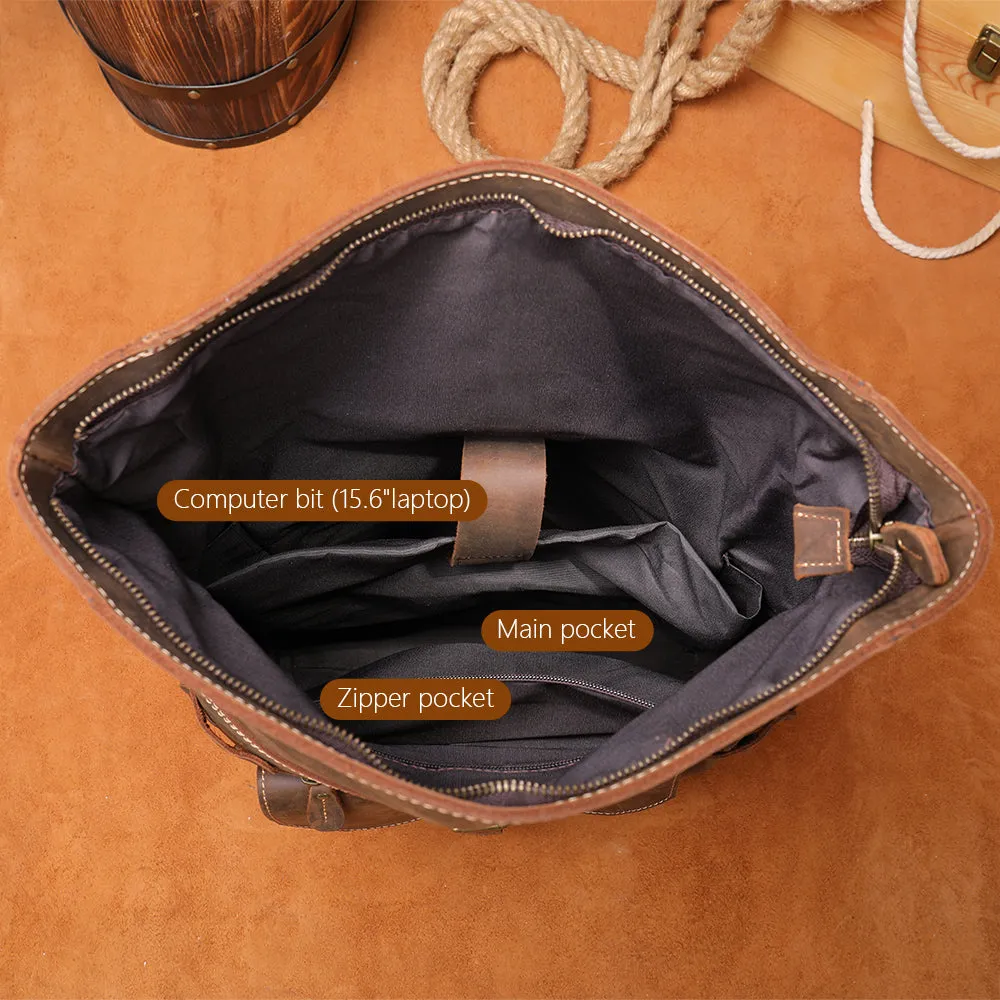 Men's Leather Rucksack | Ellora