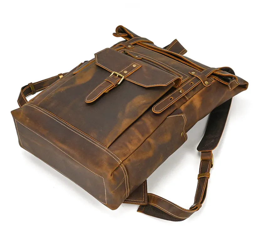 Men's Leather Rucksack | Ellora