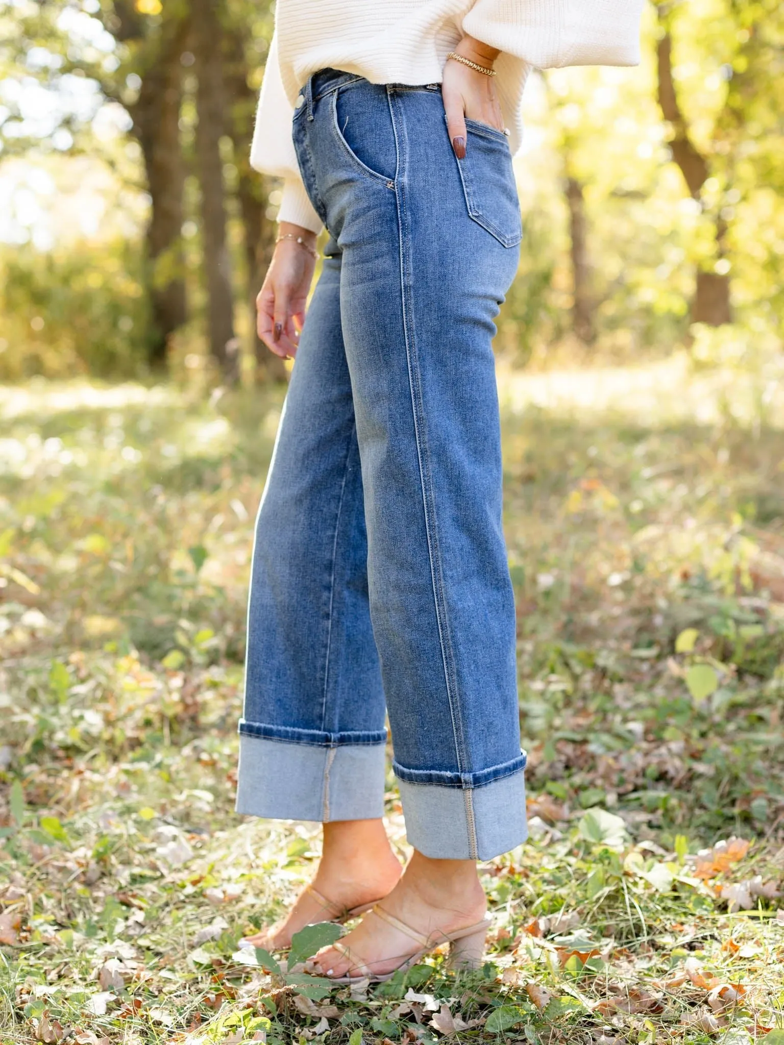 MICA Every Bleu Super High Rise Wide Cuff