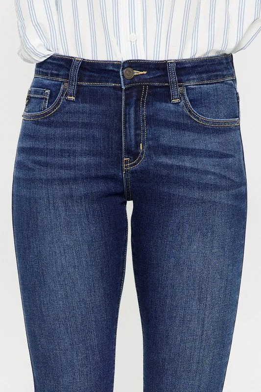MID RISE ANKLE SKINNY JEANS
