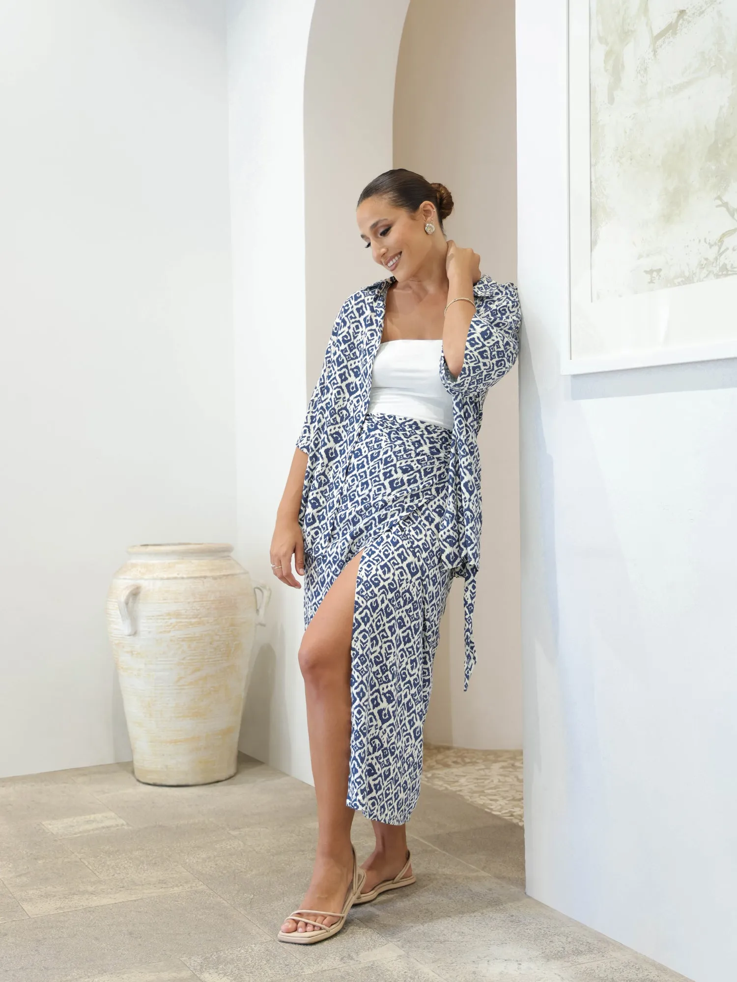 Midi Wrap Skirt