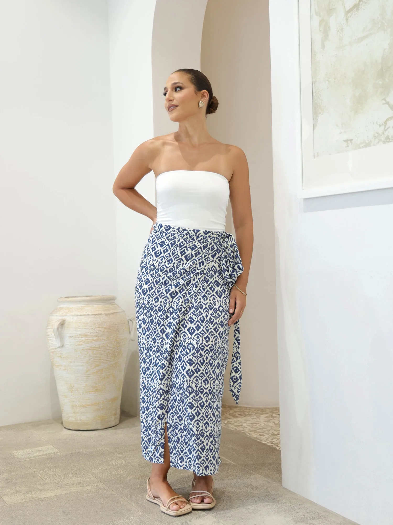 Midi Wrap Skirt