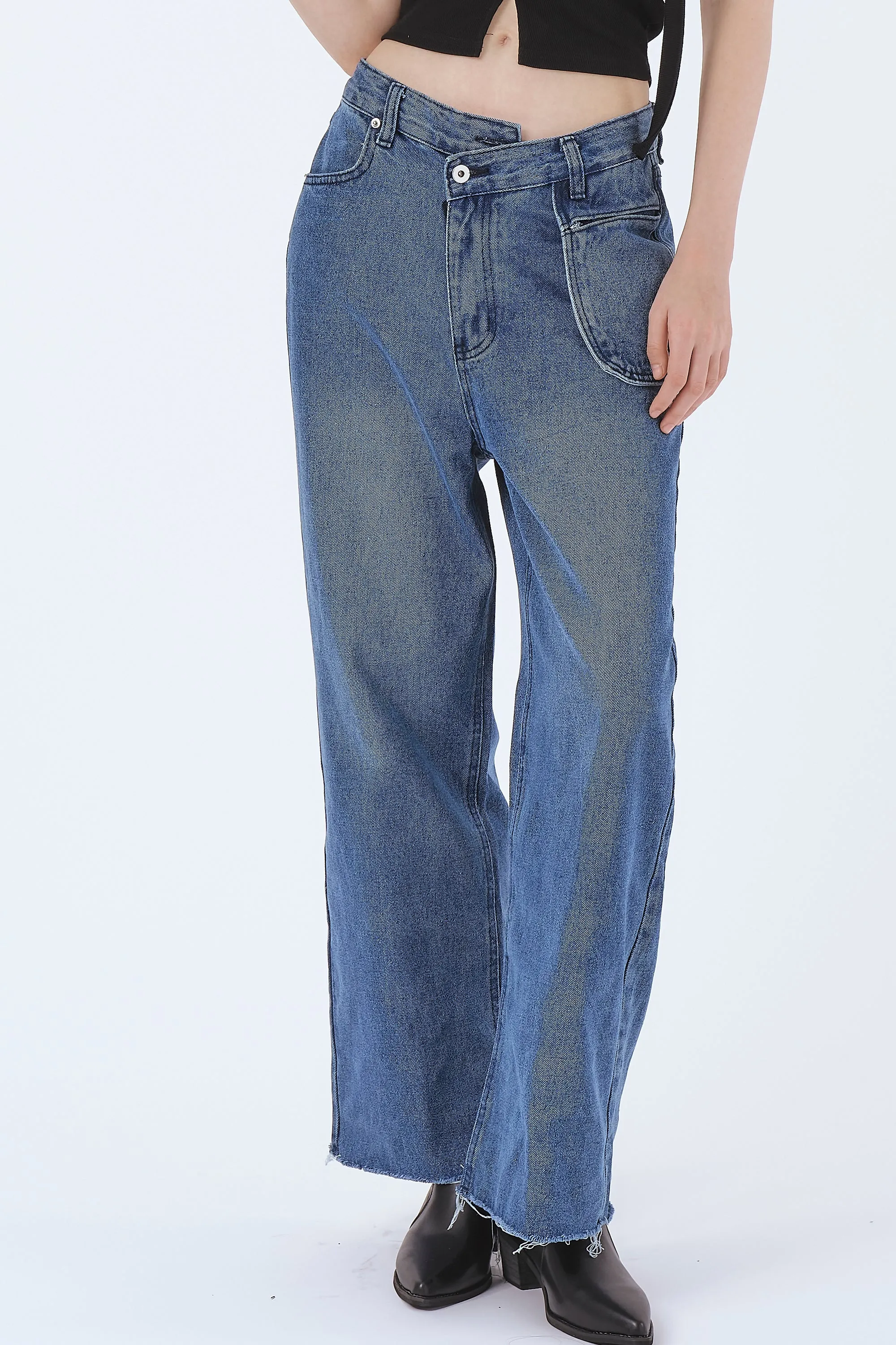 Mila Wide Leg Pocket Jeans