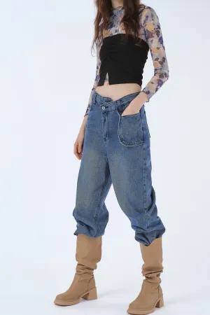Mila Wide Leg Pocket Jeans