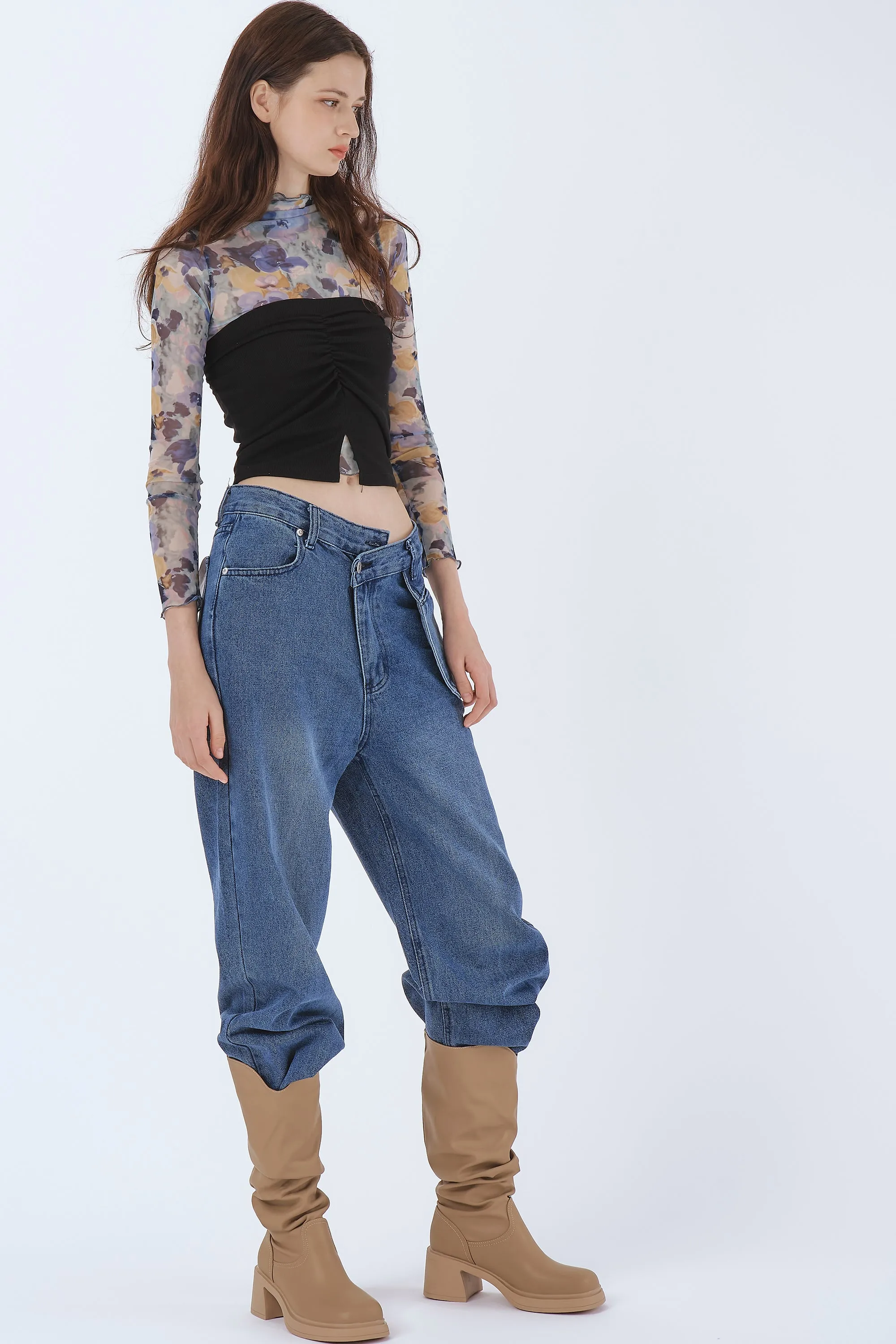 Mila Wide Leg Pocket Jeans
