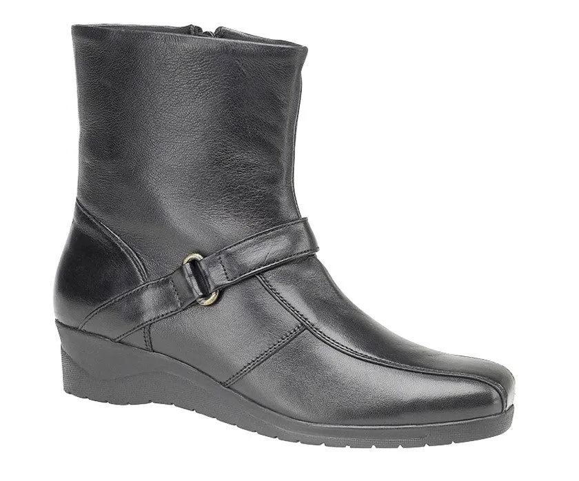 Mod Comfys L184A Womens Leather Ankle Boot