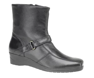 Mod Comfys L184A Womens Leather Ankle Boot