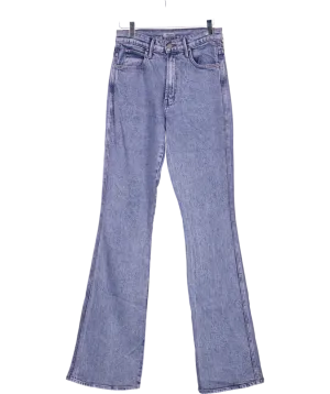 Mother Blue The Desperado Heel High-rise Flared Jeans W27
