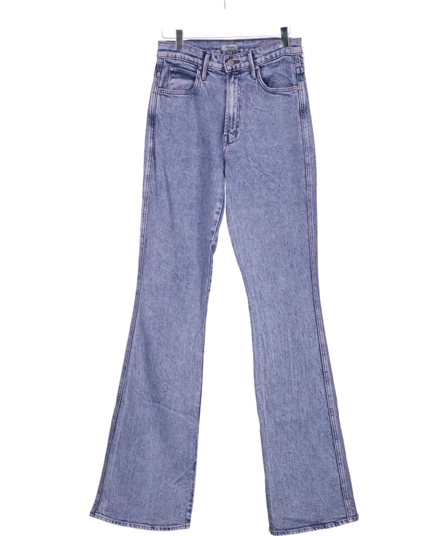 Mother Blue The Desperado Heel High-rise Flared Jeans W27