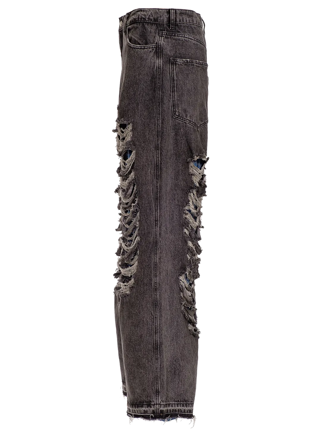 MULTICOLOUR DISTRESSED JEANS