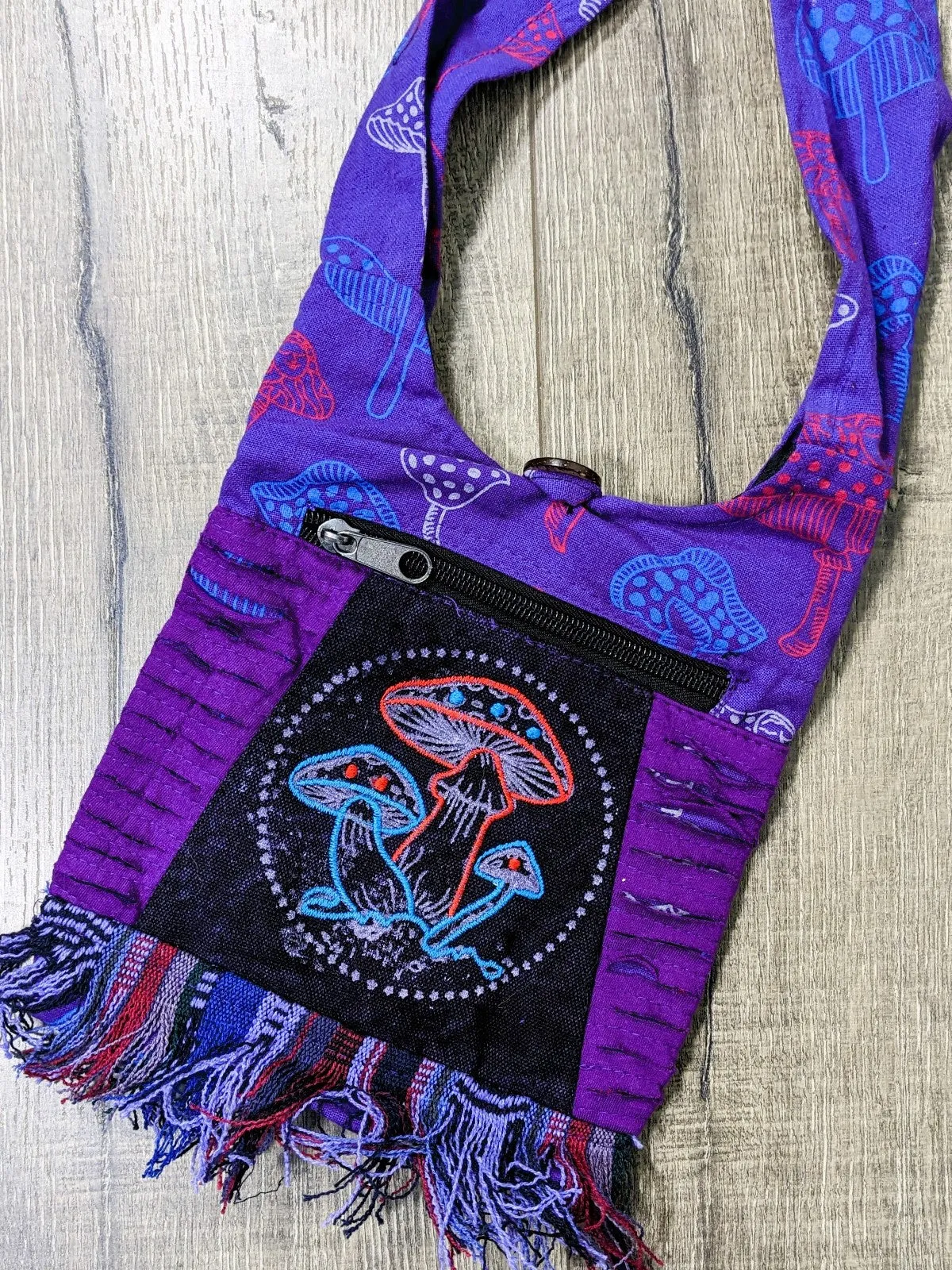 Mushroom Passport Bag
