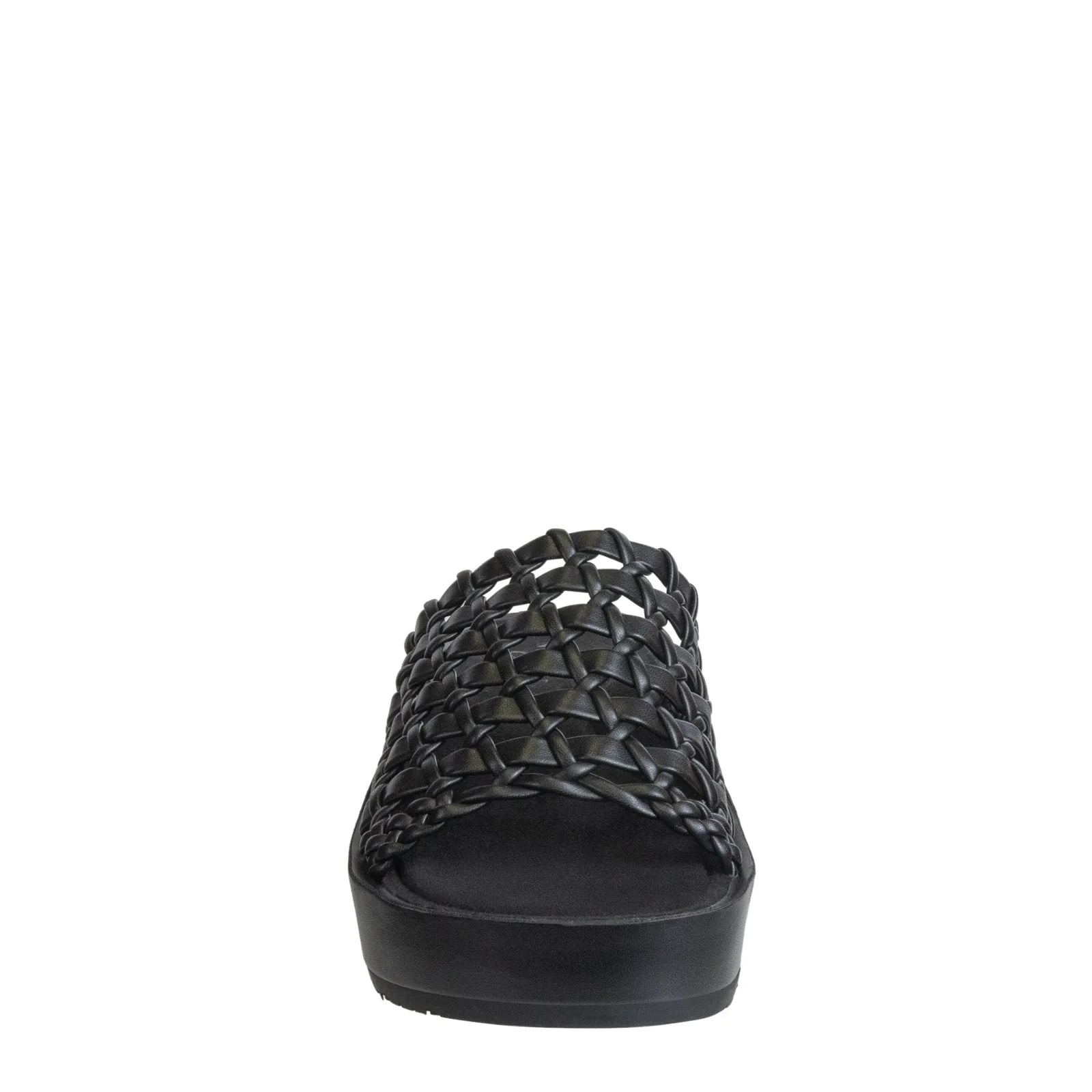 Naked Feet: CYPRUS in BLACK Platform Sandals