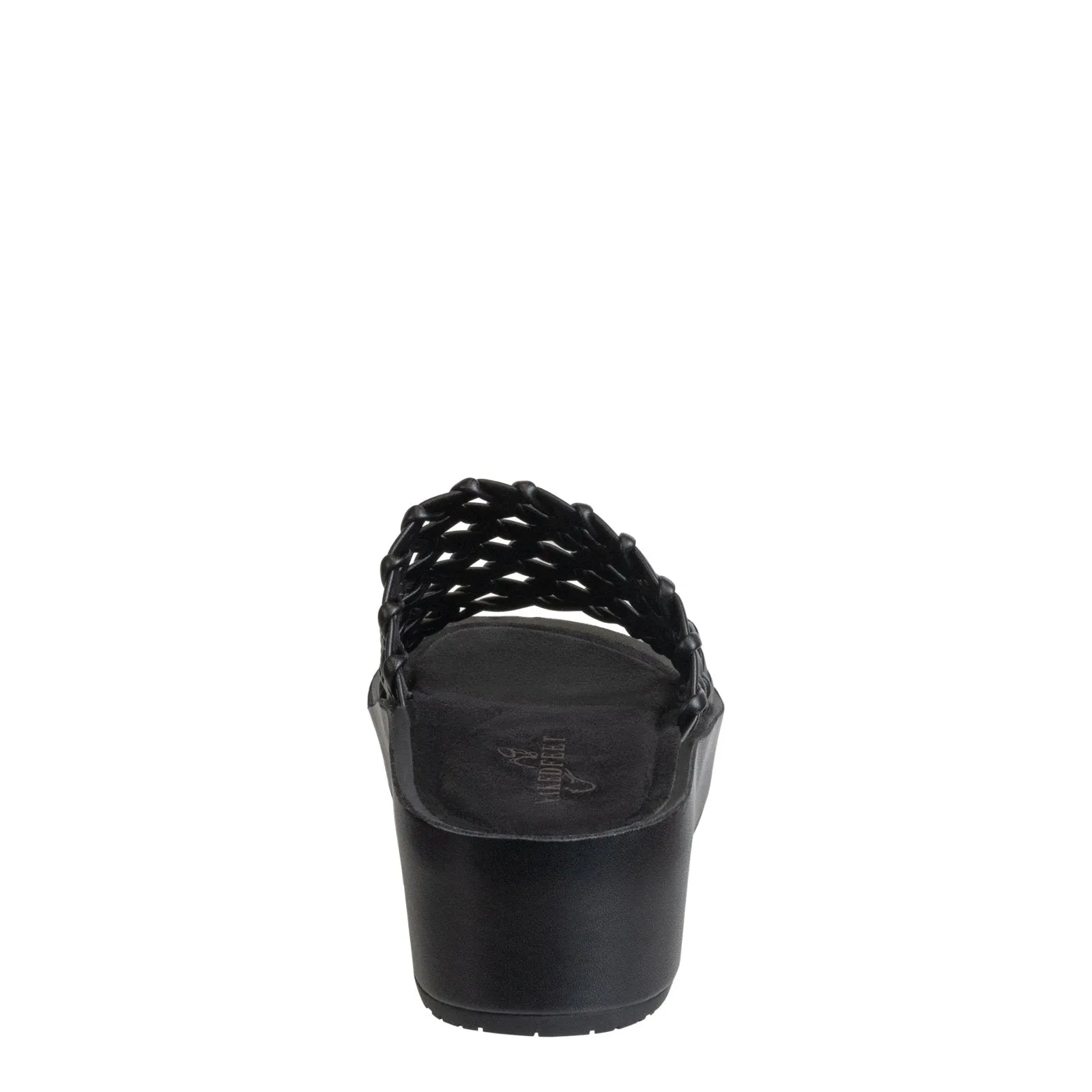 Naked Feet: CYPRUS in BLACK Platform Sandals