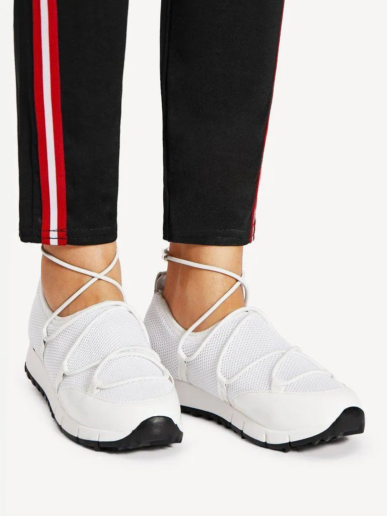 Net Surface Low Top Sneakers