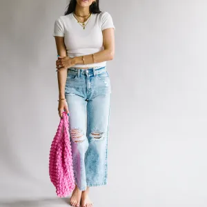Never Getting Back Together Wide Leg Jeans