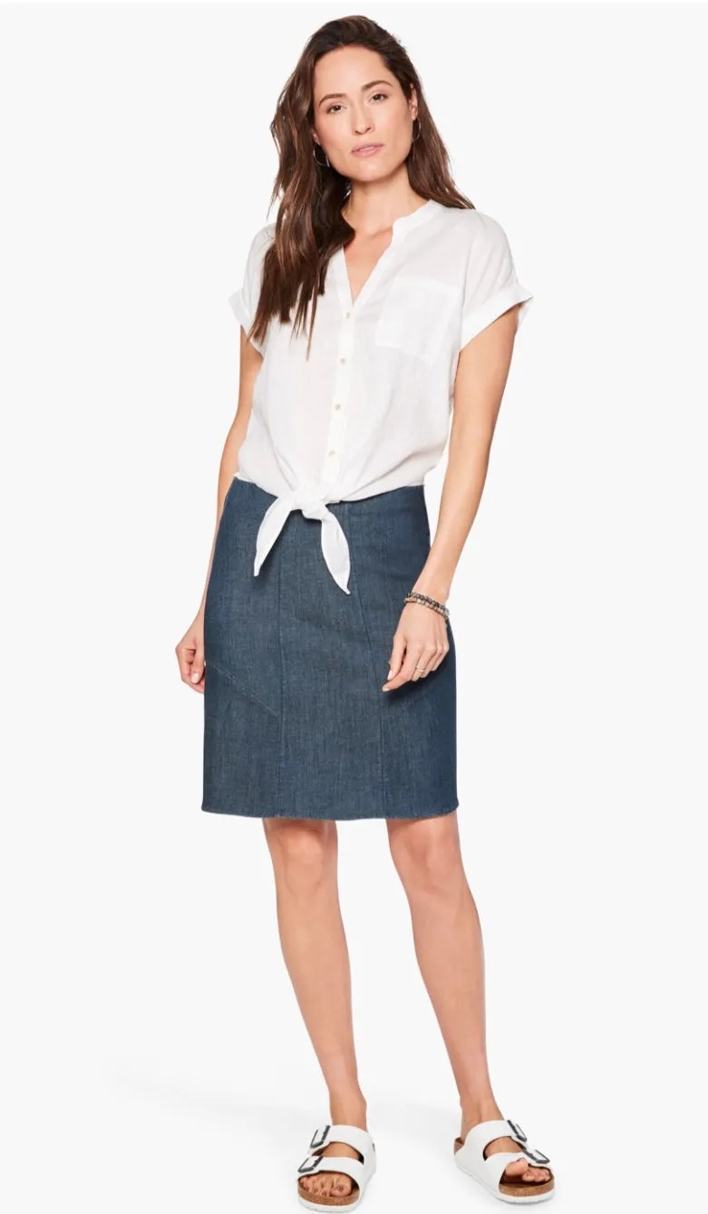 Nic Zoe Seams To Be Denim Skirt
