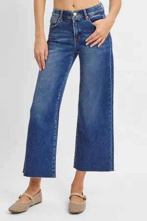 Nova Mid Rise Wide Leg Jeans