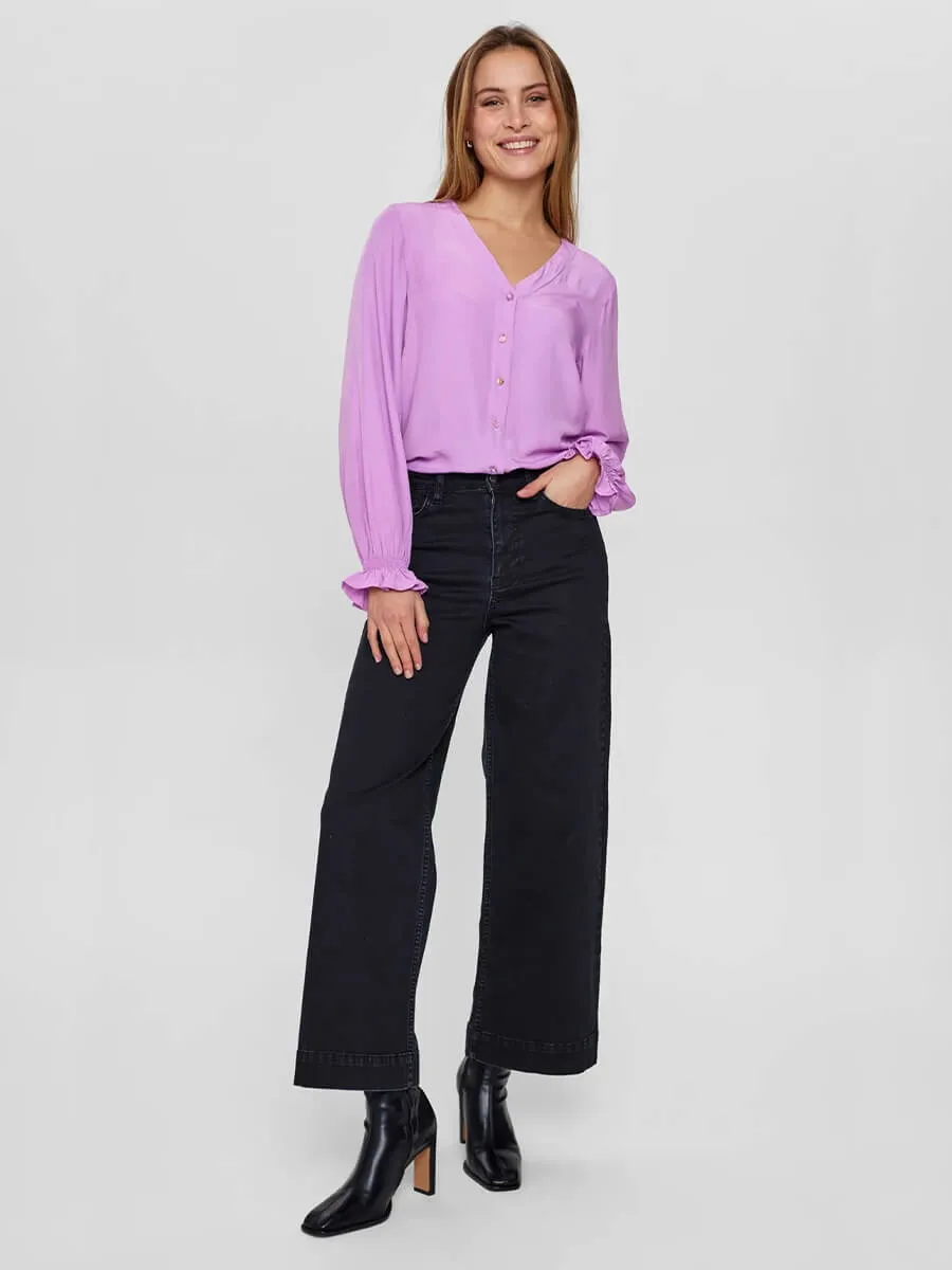 Nuparis Cropped Jeans - Black