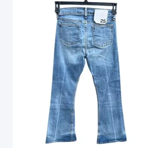 NWT Rag &amp; Bone 10” Flare Jeans Color Vale Cropped Distressed Ripped