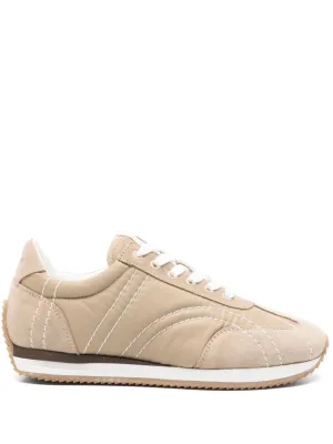 Nylon low-top sneakers