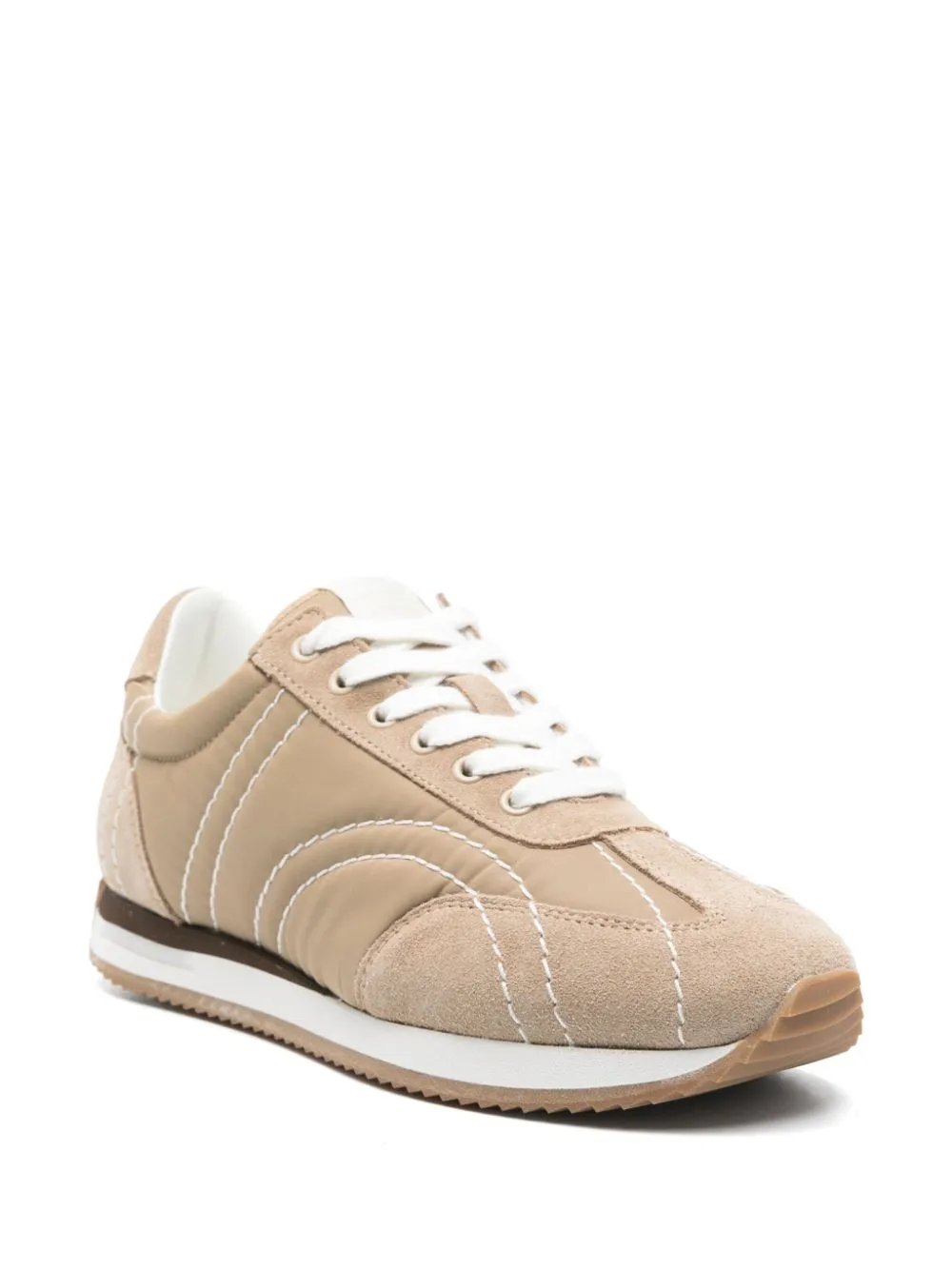 Nylon low-top sneakers