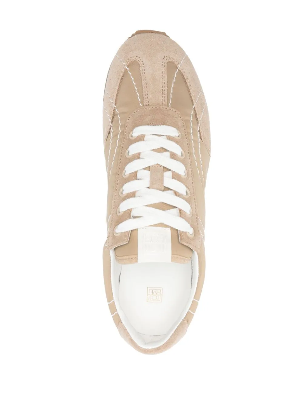 Nylon low-top sneakers