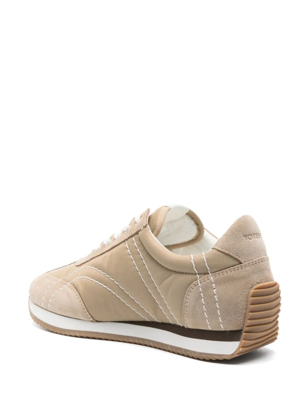 Nylon low-top sneakers