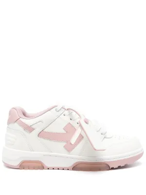 Off White Out Of Office Leather Sneakers