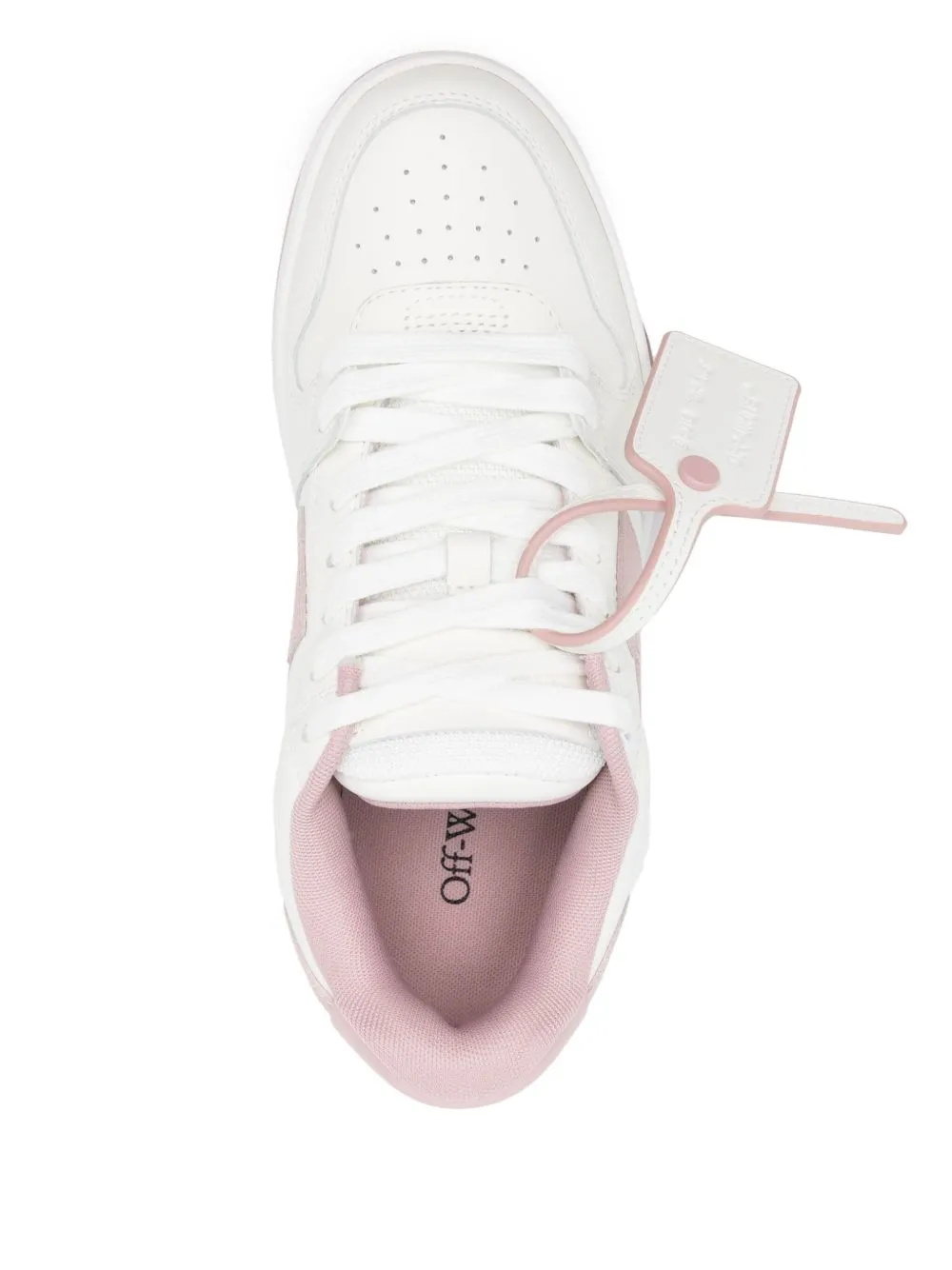 Off White Out Of Office Leather Sneakers