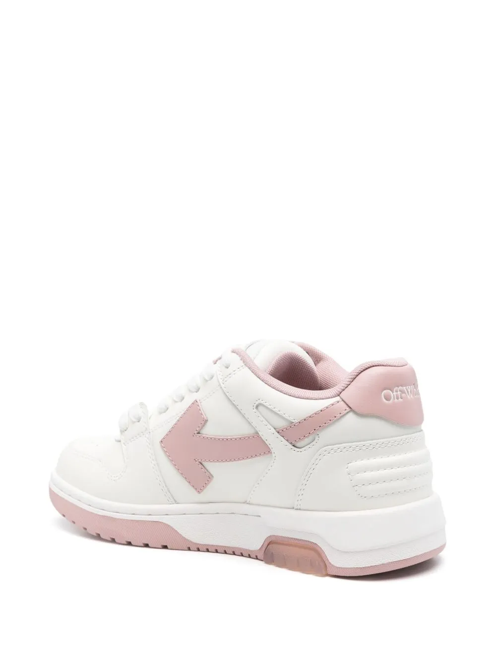 Off White Out Of Office Leather Sneakers