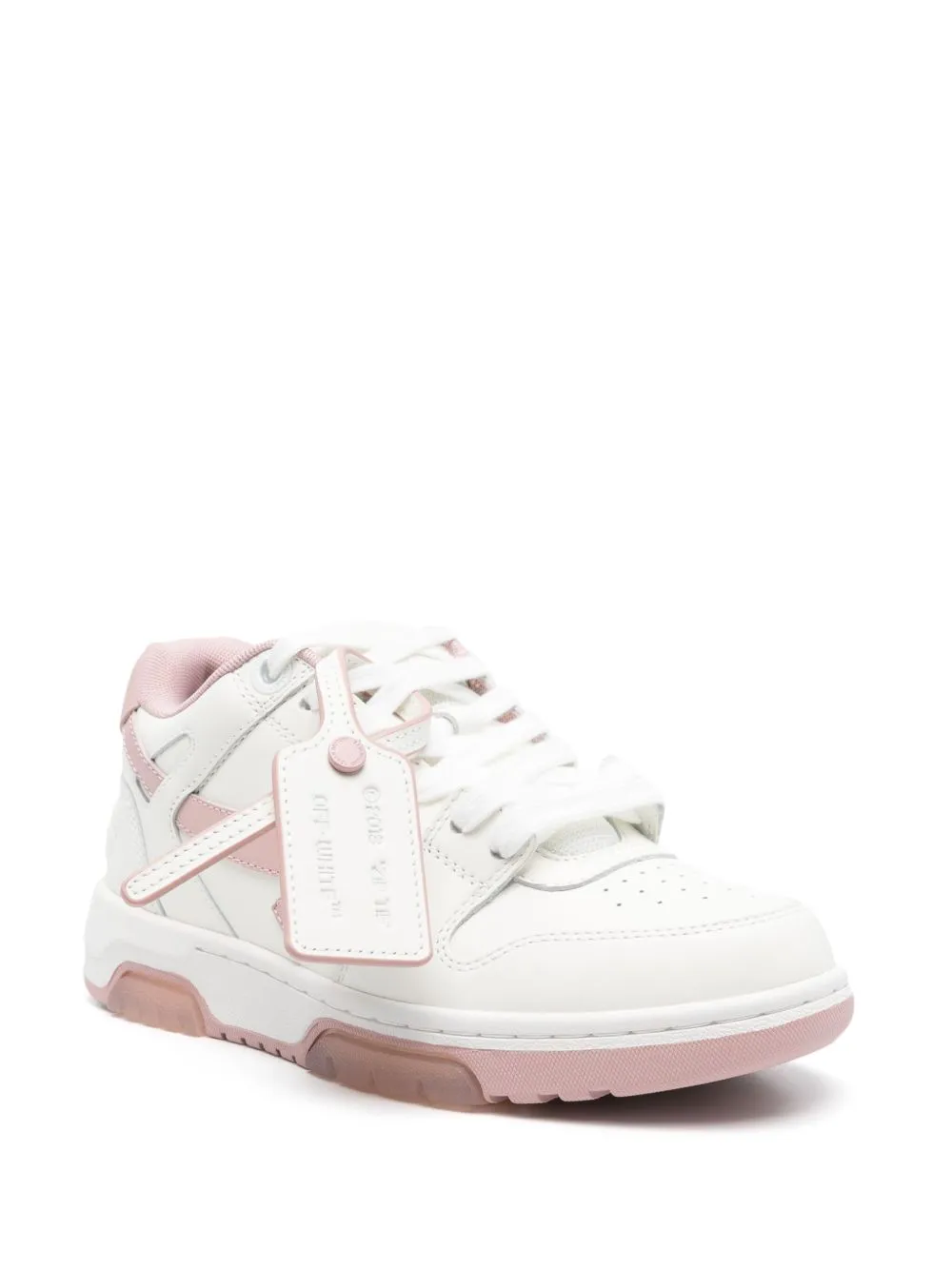 Off White Out Of Office Leather Sneakers