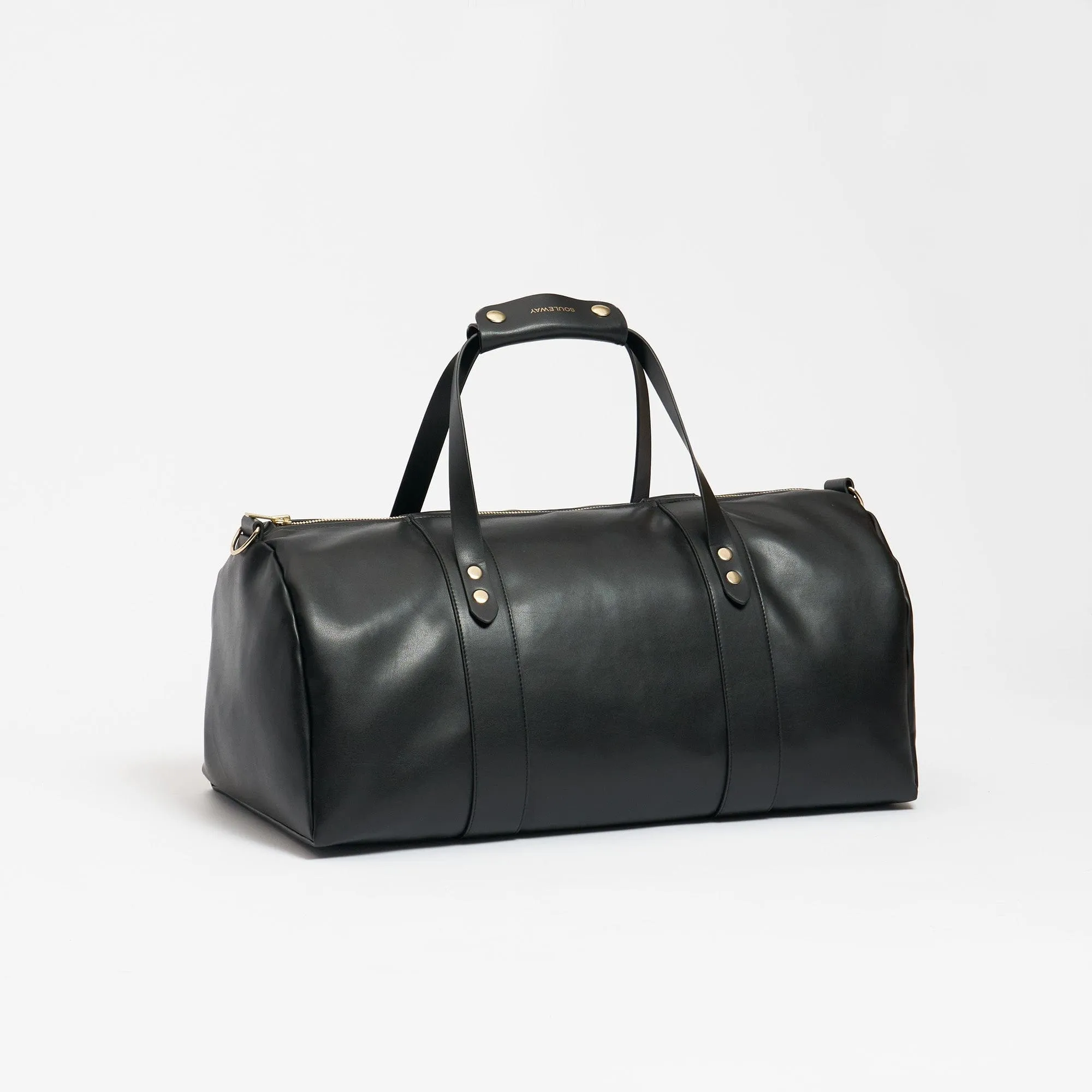 Oleatex Vegan Olive Leather Classic Weekender | Night Black