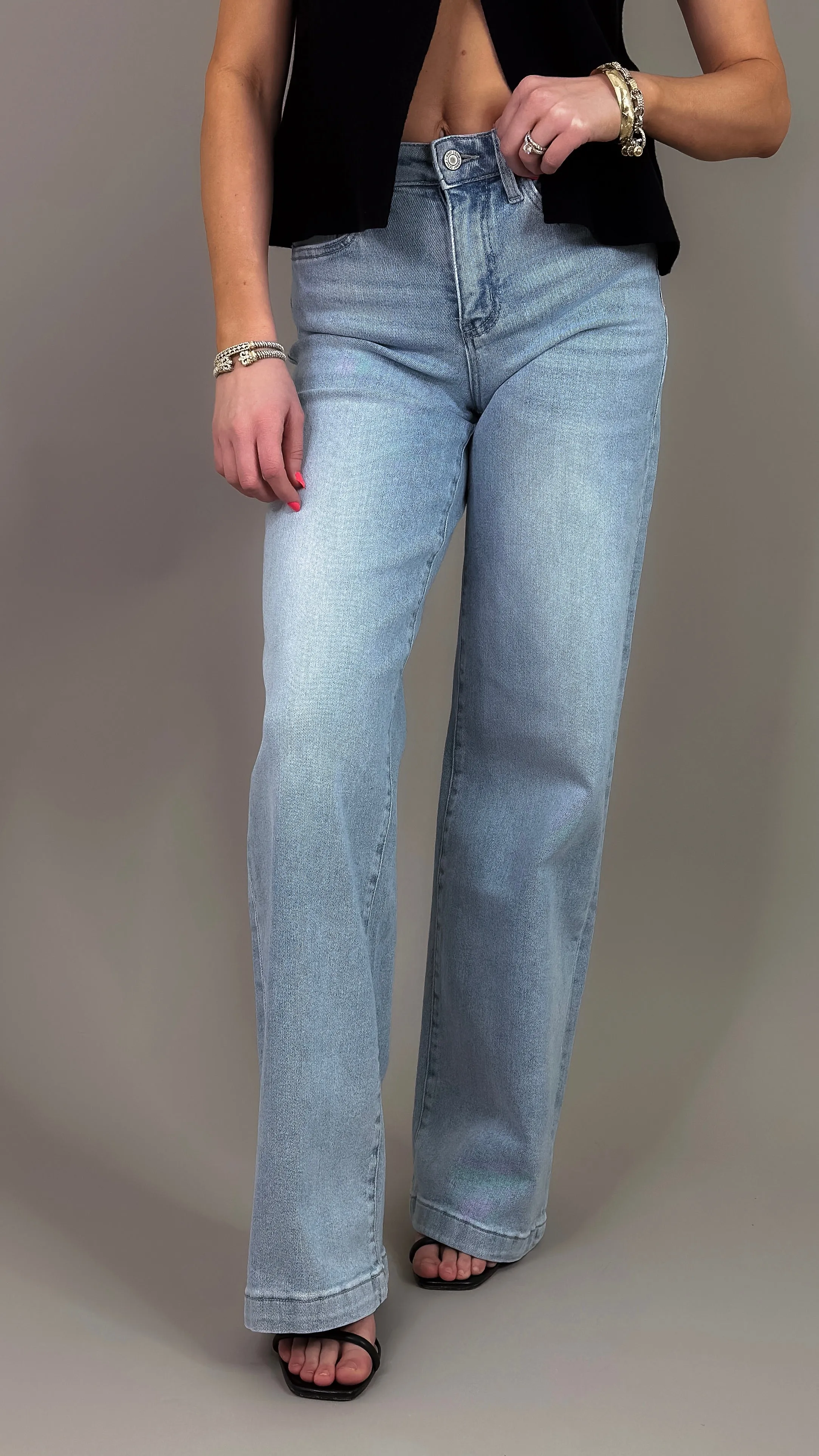 Optimistic Wide Leg Denim