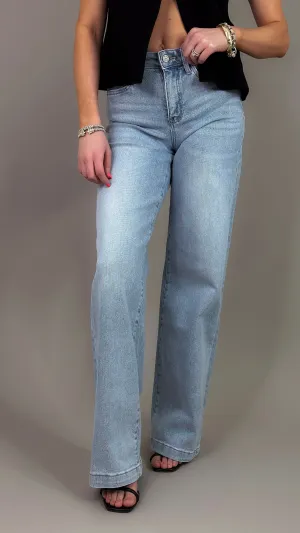 Optimistic Wide Leg Denim