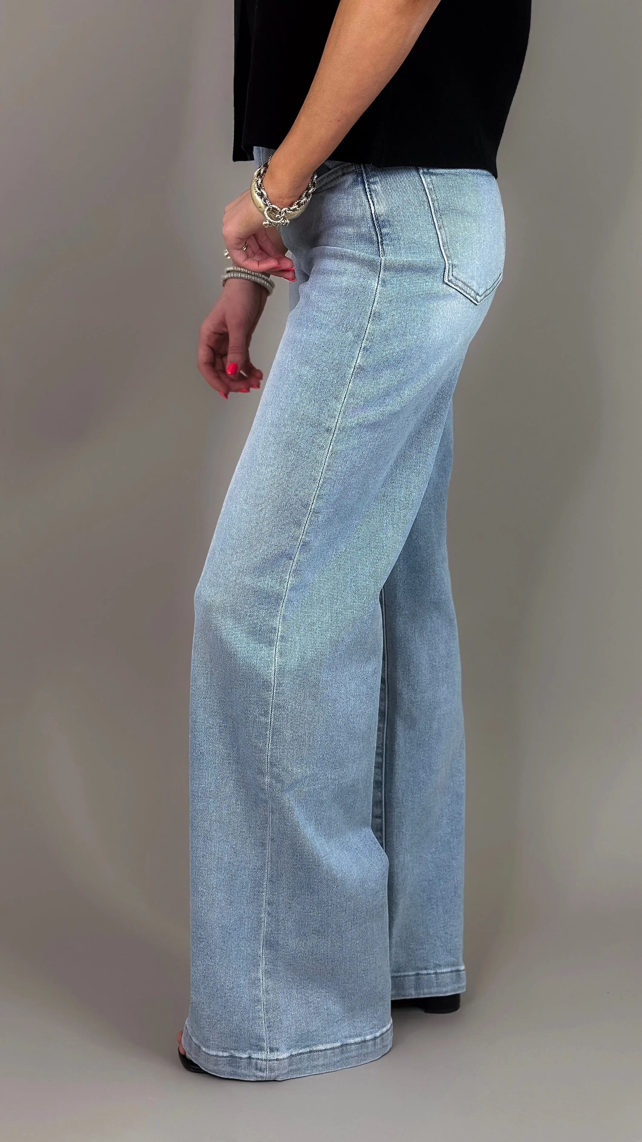 Optimistic Wide Leg Denim