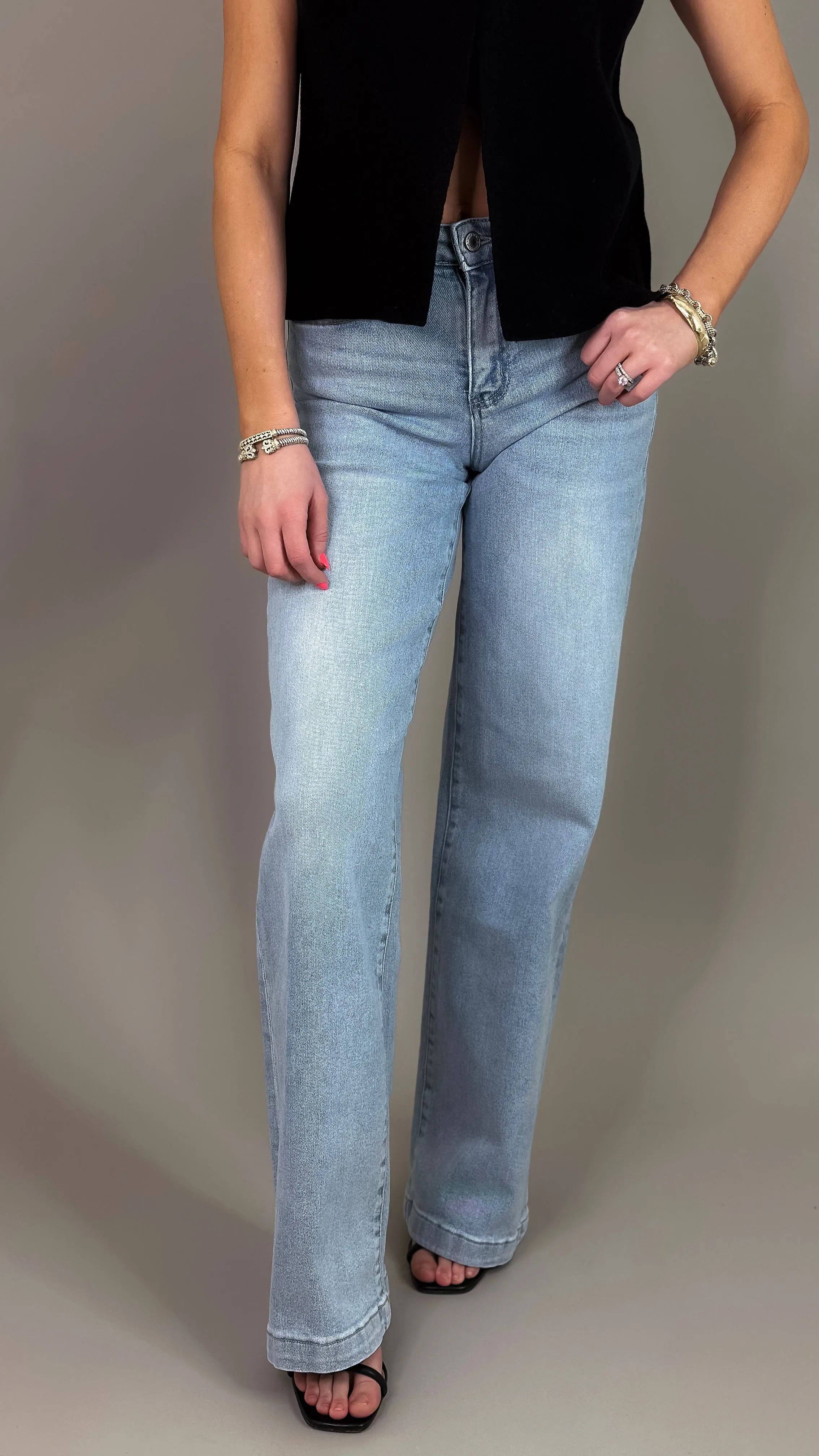 Optimistic Wide Leg Denim