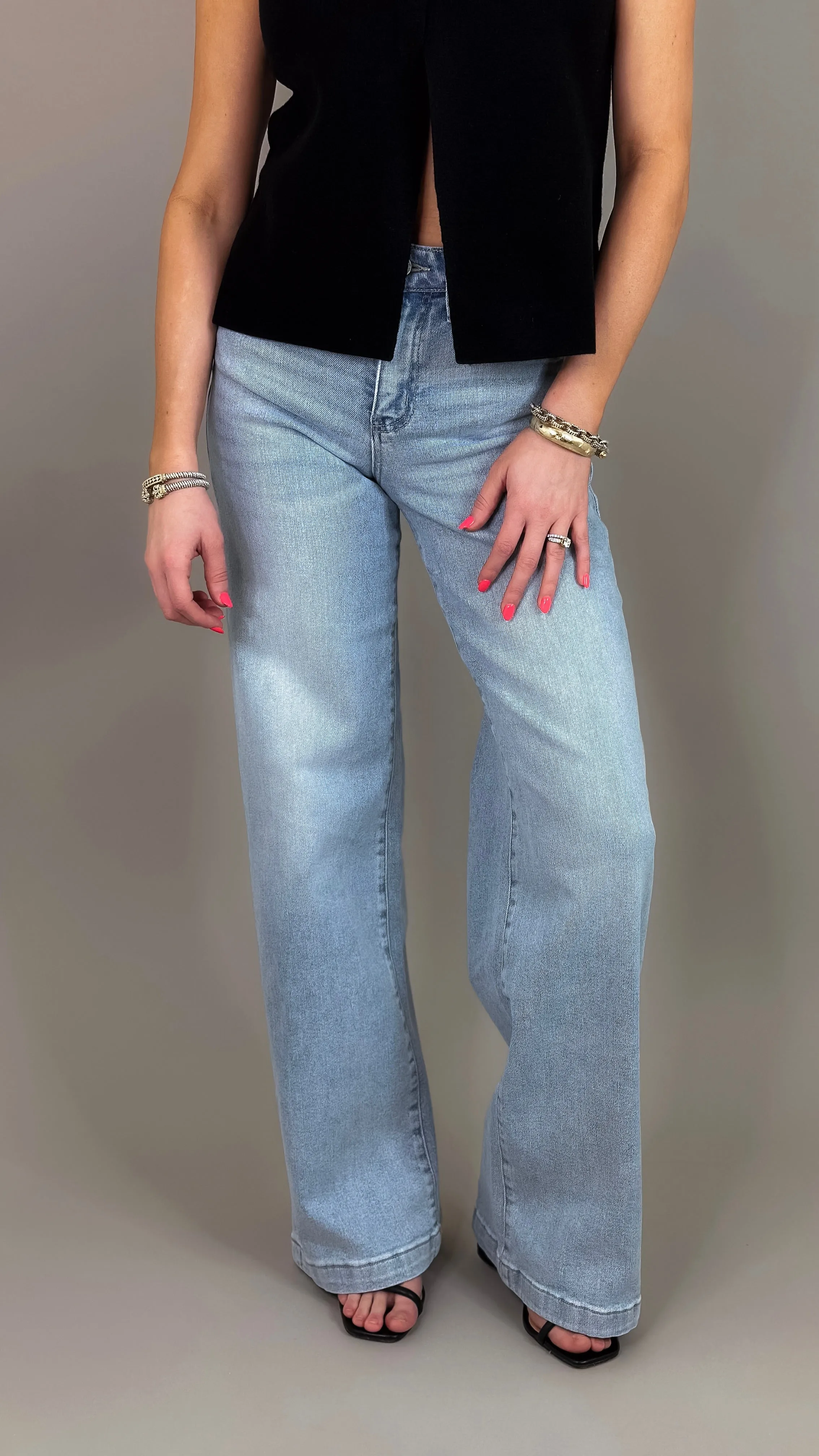 Optimistic Wide Leg Denim
