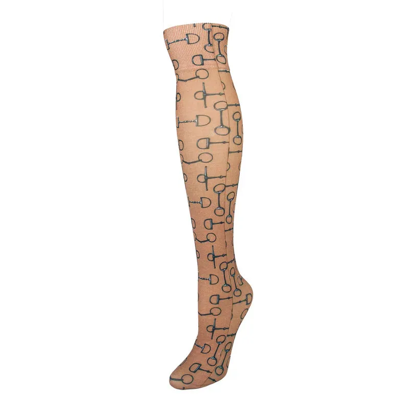 Ovation Ladies Patterned Zocks Riding Boot Socks