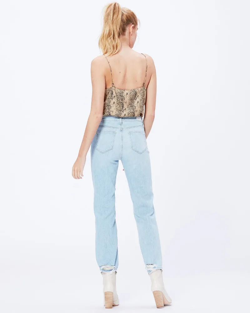 Paige Premium Denim - Noella Straight Caballo Inseam in Myrtle Destructed