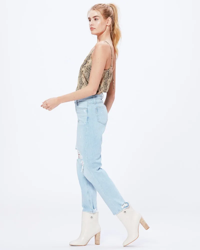 Paige Premium Denim - Noella Straight Caballo Inseam in Myrtle Destructed