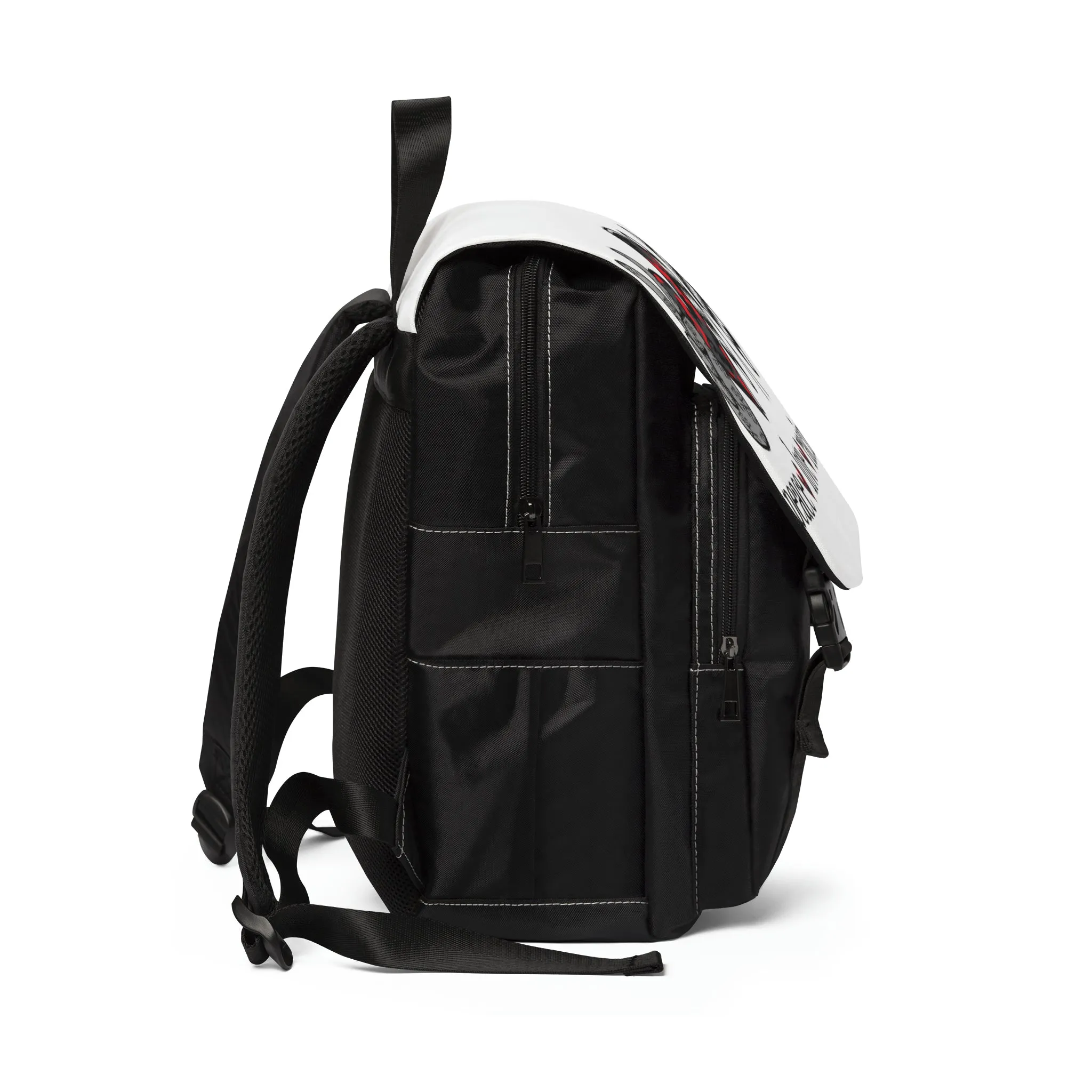 Peace.Love.Racing Casual Shoulder Backpack