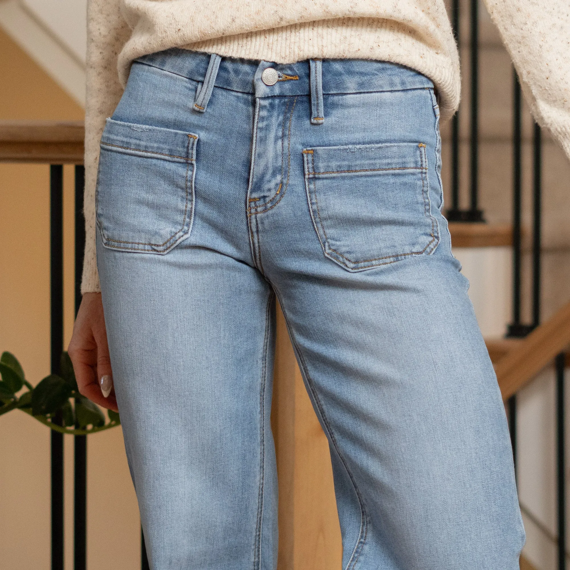 Philanthropic High Rise Wide Leg
