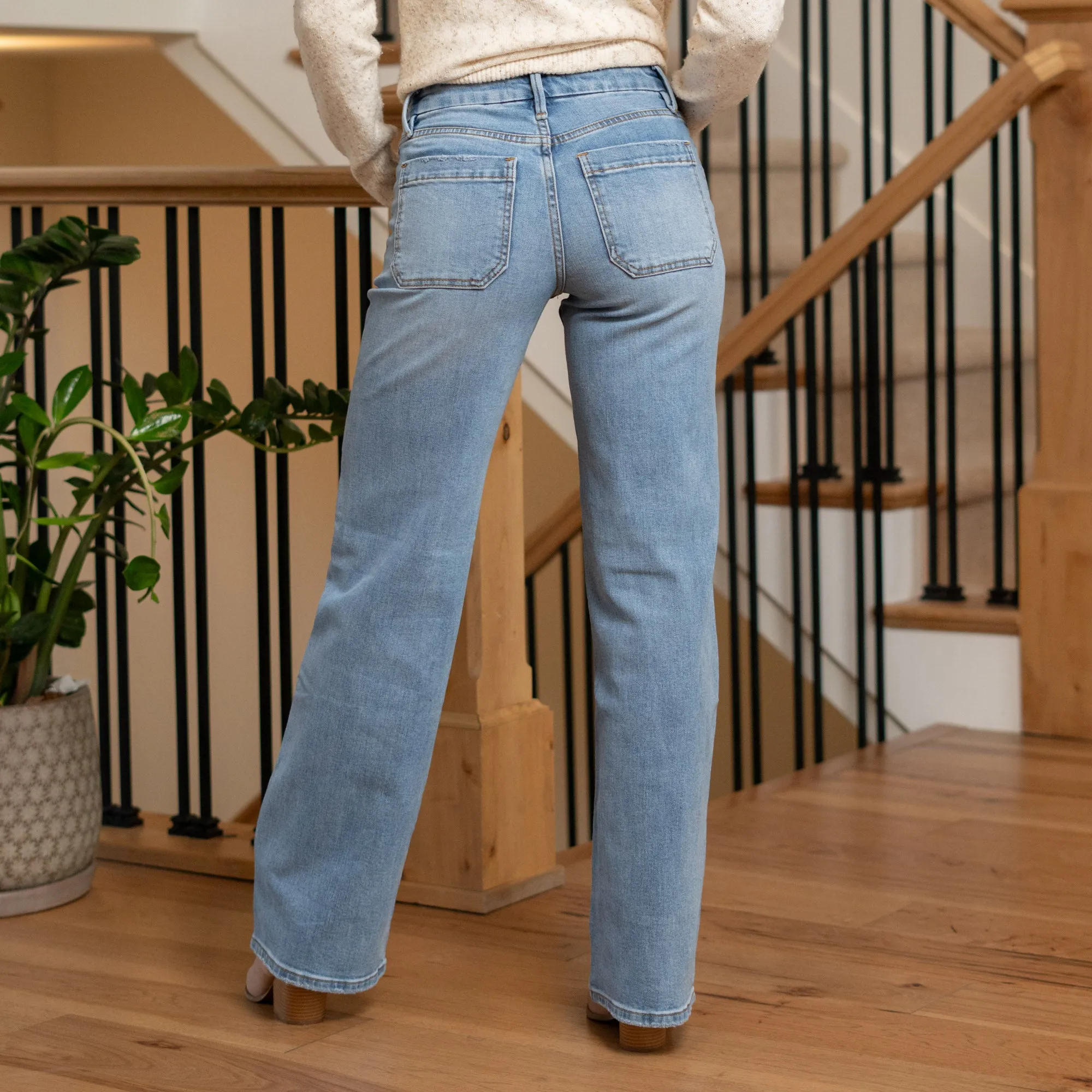 Philanthropic High Rise Wide Leg