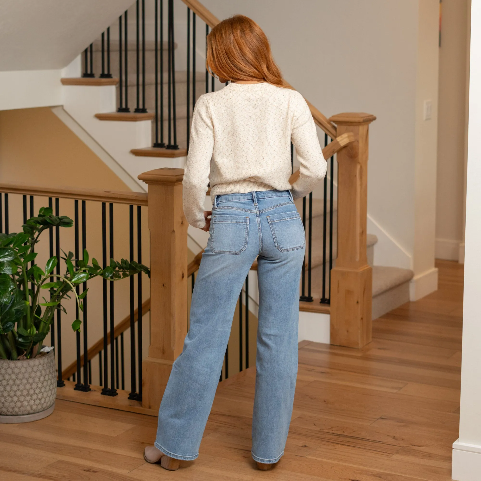 Philanthropic High Rise Wide Leg