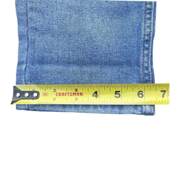 Pinkblush Distressed Stretchy Straight Maternity Blue Jeans Size 25 Medium Wash