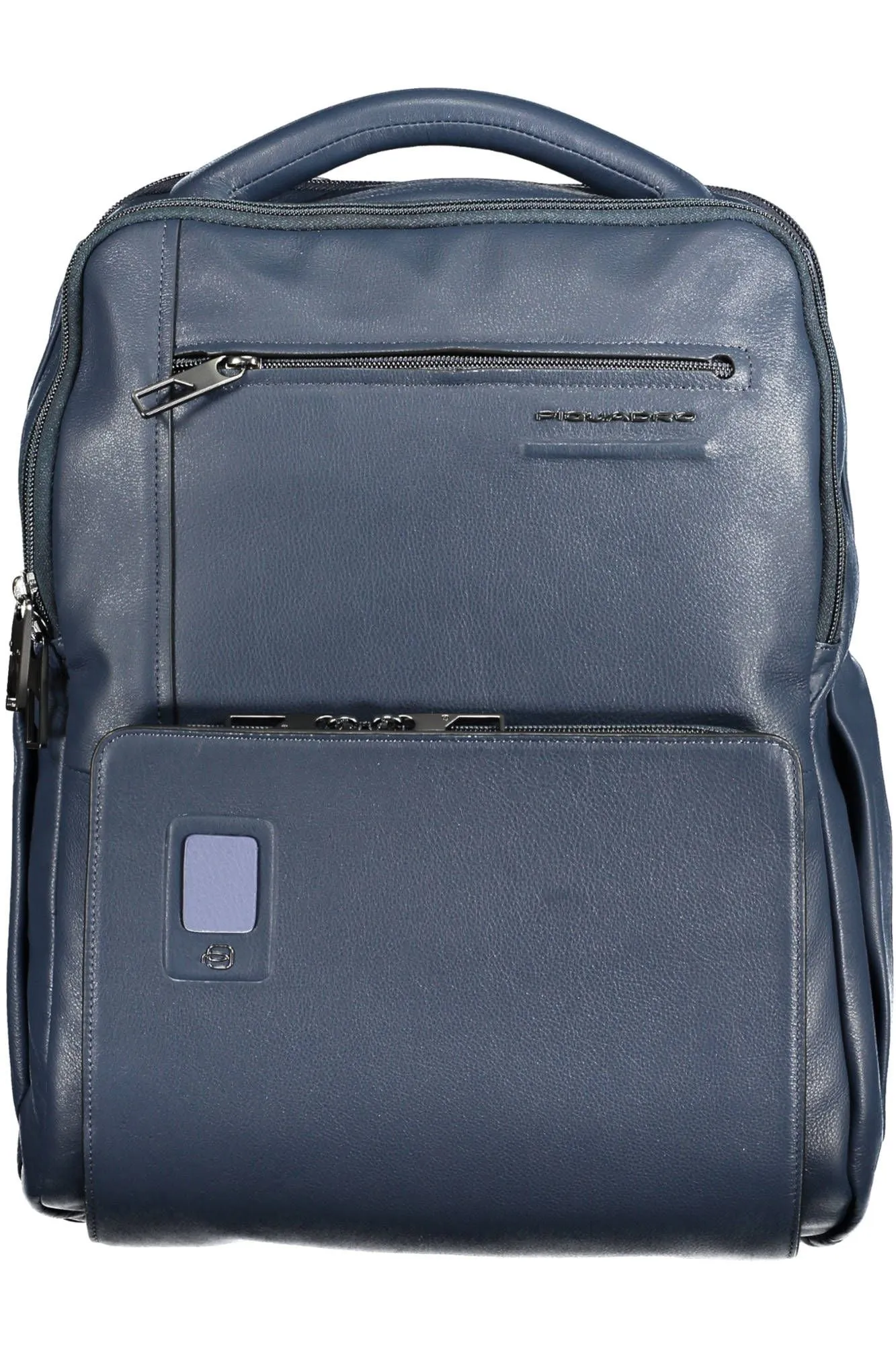 Piquadro Blue Leather Backpack