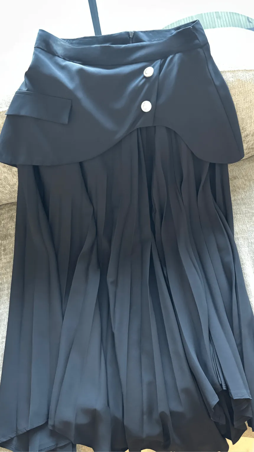 Pleated Wrap Chic Skirt
