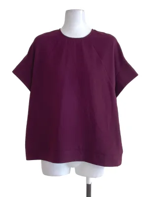 Plum Purple Plain Top OSN