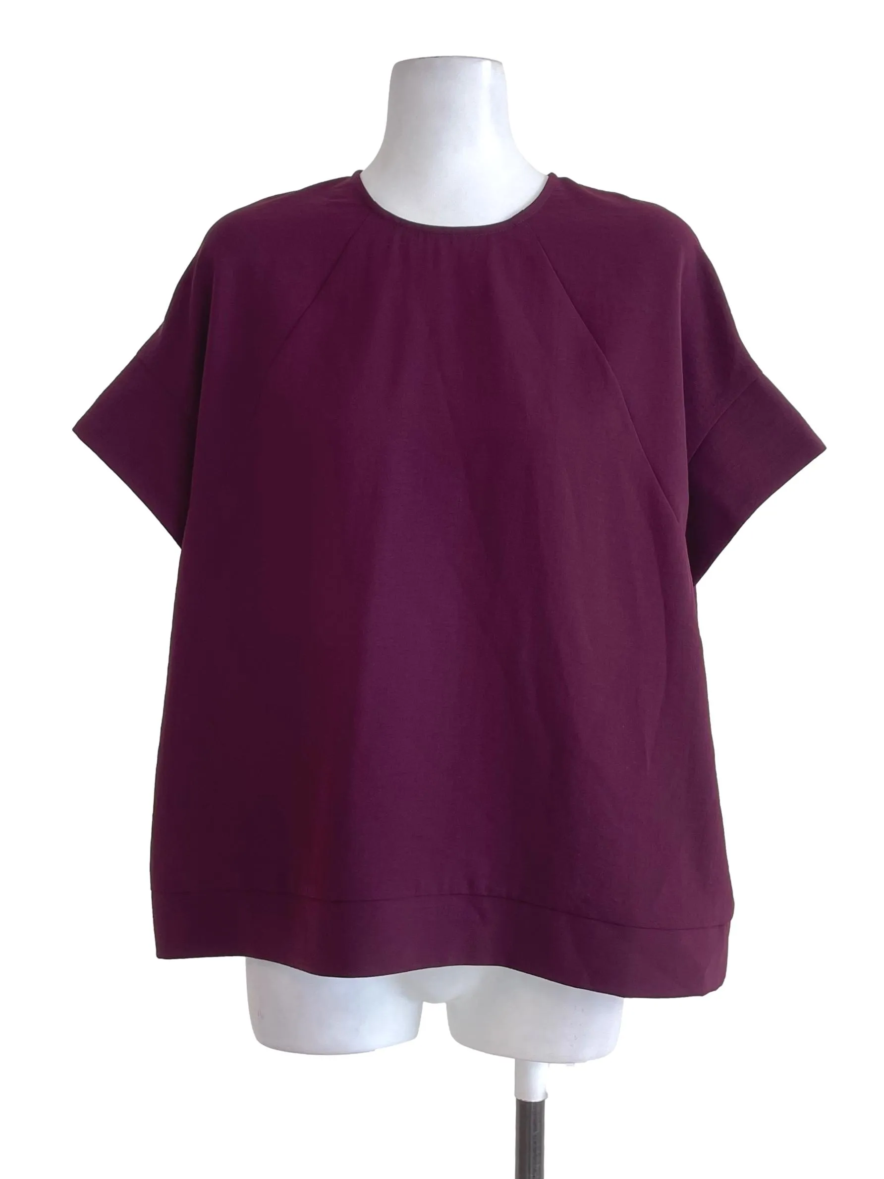 Plum Purple Plain Top OSN